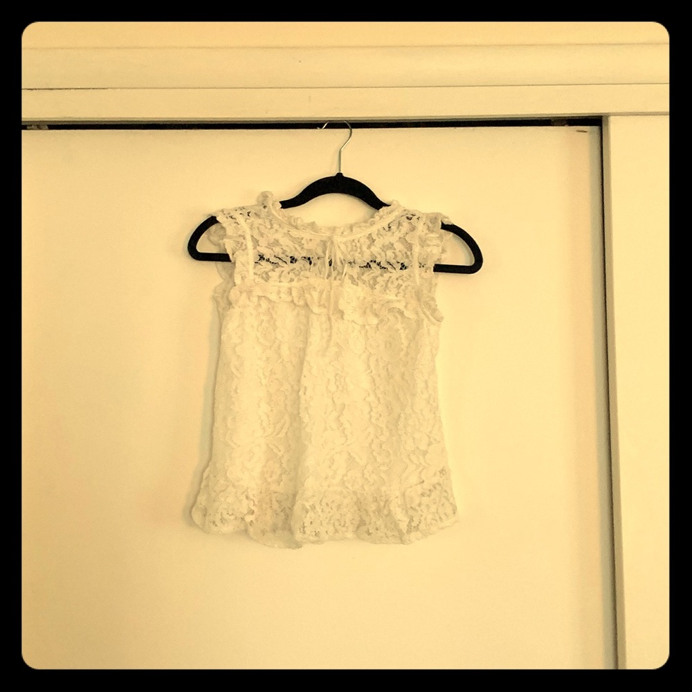 Lace blouse tank